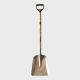 Aluminum Scoop Barn / Snow Shovel with D-Handle