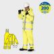 Kappler® DuraChem® 200 Jacket and Bib Overall Ensemble #D2H634-9212